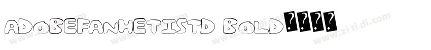 AdobeFanHetiStd Bold字体转换